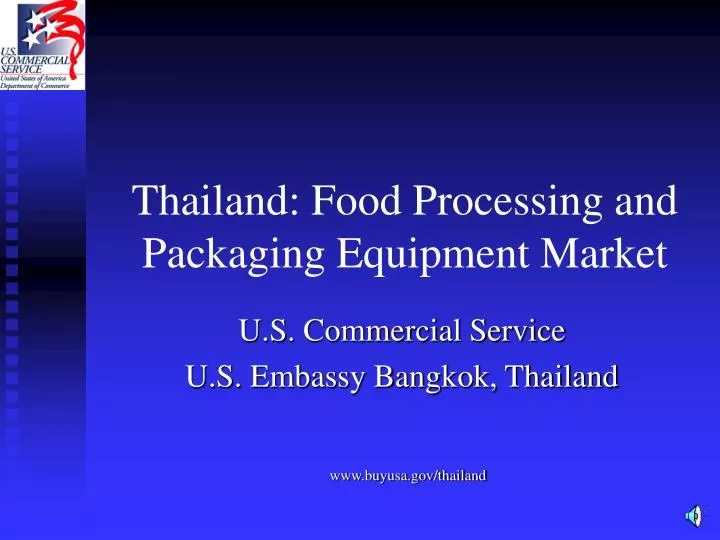 thailand food processing and packaging equipment market