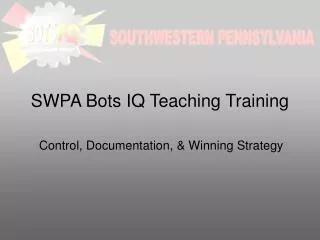 SWPA Bots IQ Teaching Training