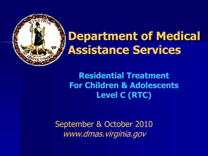 department of medical assistance services