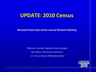 UPDATE: 2010 Census