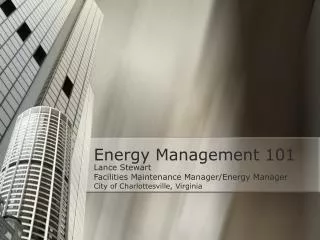 Energy Management 101