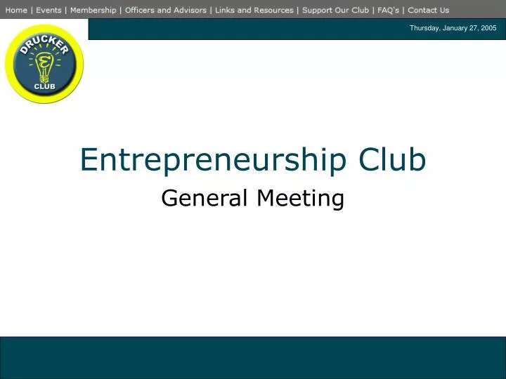 entrepreneurship club