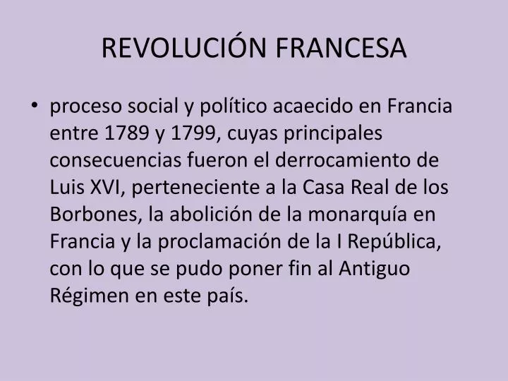 revoluci n francesa