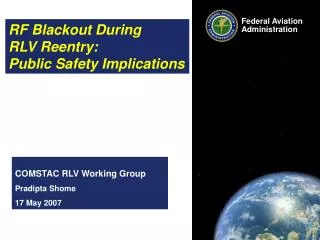 RF Blackout During RLV Reentry: Public Safety Implications