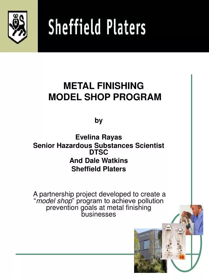 metal finishing model shop program