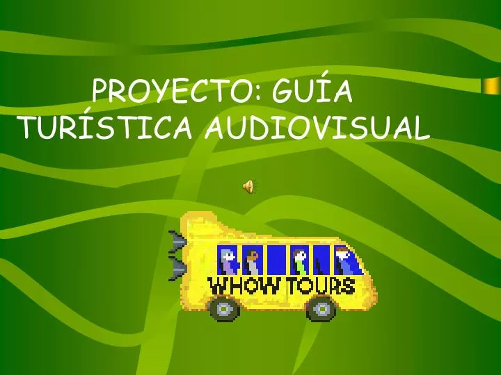 proyecto gu a tur stica audiovisual