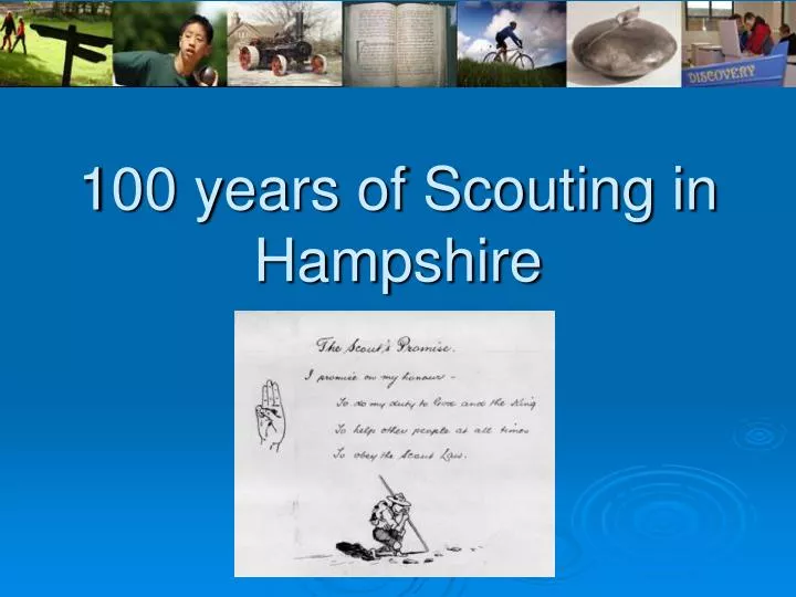 100 years of scouting in hampshire