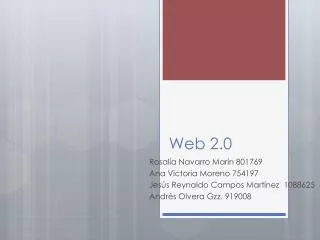 web 2 0
