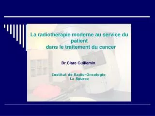 Institut de Radio-Oncologie La Source