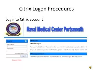 Citrix Logon Procedures