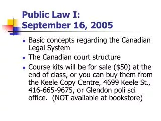 Public Law I: September 16, 2005