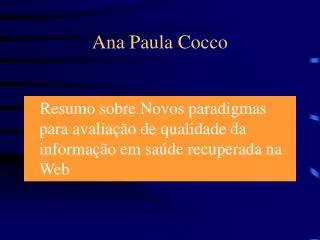 Ana Paula Cocco