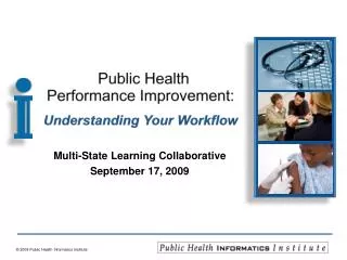 Public Health Performance Improvement: Understanding Your Workflow