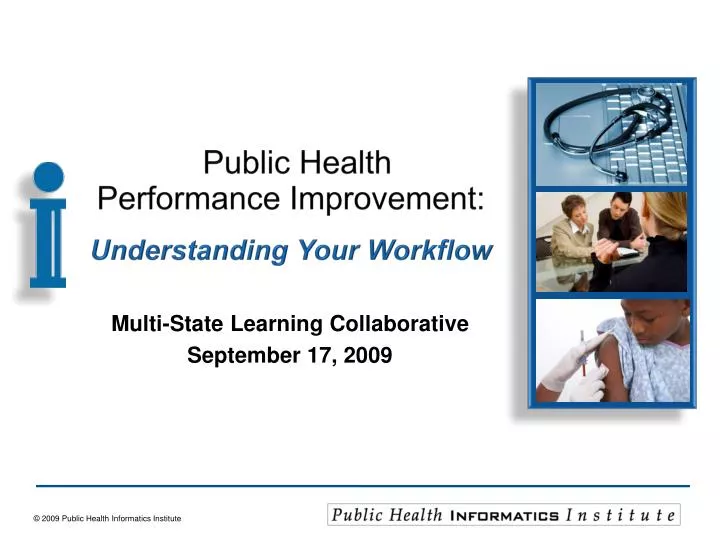 public health performance improvement understanding your workflow