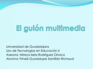 el gui n multimedia