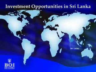 Investment Opportunities in Sri Lanka