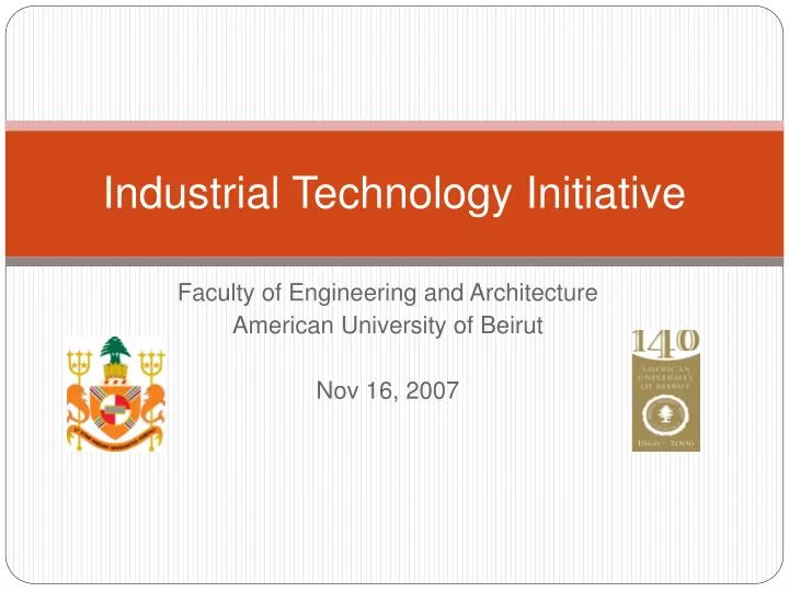 industrial technology initiative