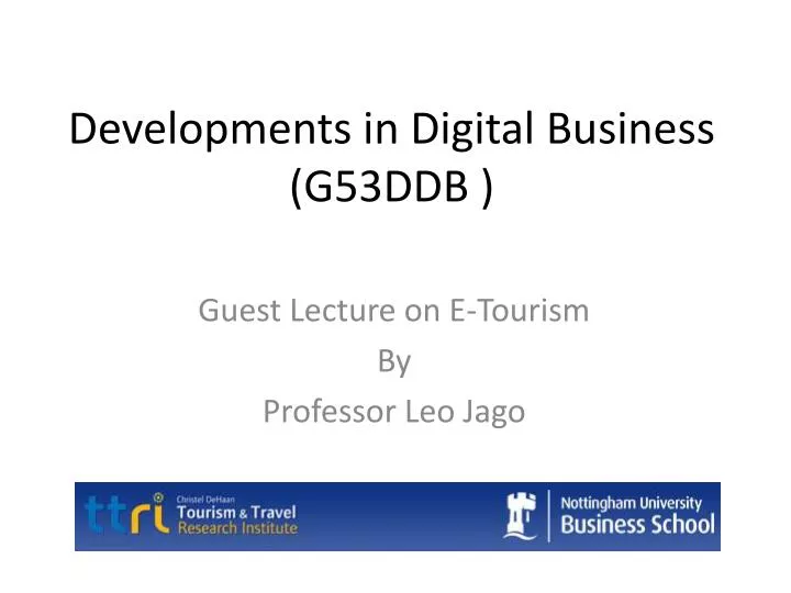 developments in digital business g53ddb