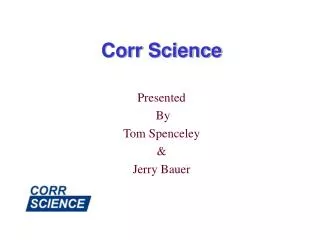 Corr Science