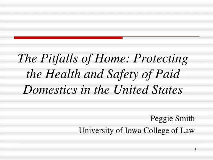 the pitfalls of home protecting the health and safety of paid domestics in the united states