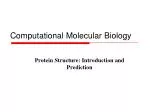Computational Molecular Biology - slide 1