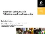 Electrical, Computer, and Telecommunications Engineering - slide 1