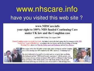 www.nhscare.info