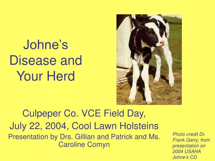 johne s disease and your herd
