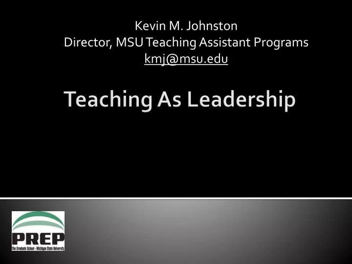 kevin m johnston director msu teaching assistant programs kmj@msu edu