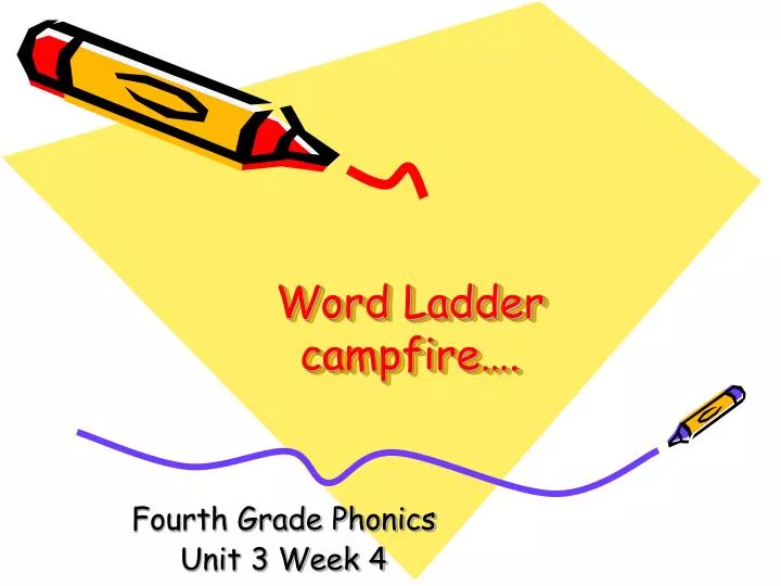 word ladder campfire