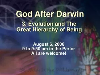 god after darwin