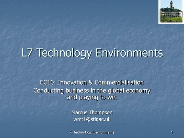 l7 technology environments