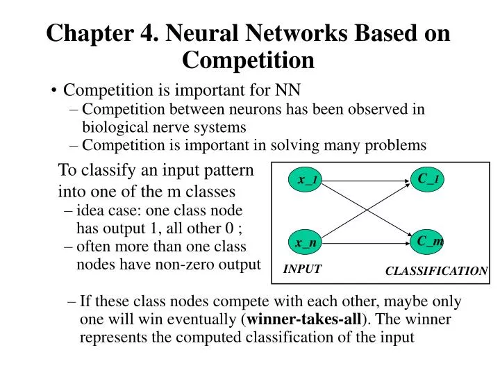 chapter 4 neural networks based on competition