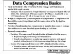 Data Compression Basics - slide 1
