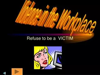 Refuse to be a VICTIM
