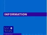 INFORMATION - slide 1