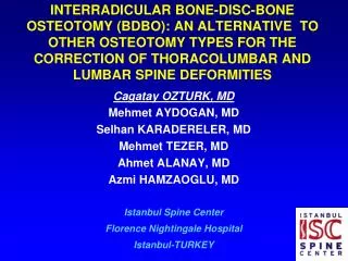 INTERRADICULAR BONE-DISC-BONE OSTEOTOMY (BDBO): AN ALTERNATIVE TO OTHER OSTEOTOMY TYPES FOR THE CORRECTION OF THORACOLU
