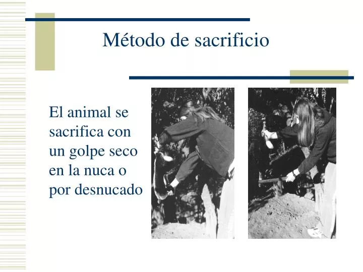 m todo de sacrificio