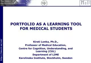 PORTFOLIO AS A LEARNING TOOL FOR MEDICAL STUDENTS