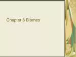 Chapter 6 Biomes - slide 1