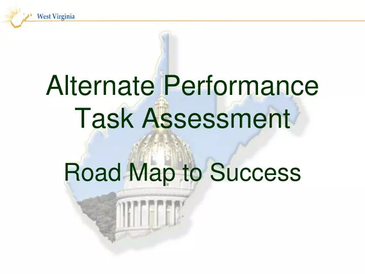 alternate performance task assessment