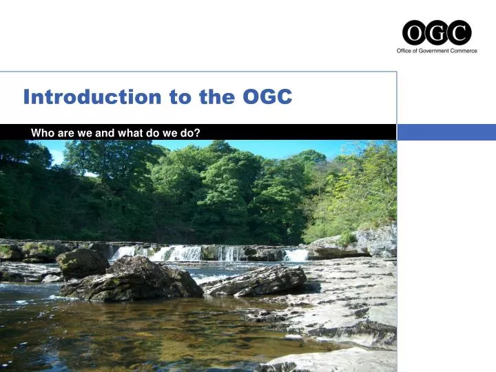 introduction to the ogc