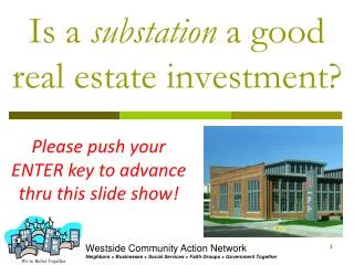 Is a substation a good real estate investment?