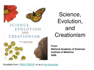 Science, Evolution, and Creationism