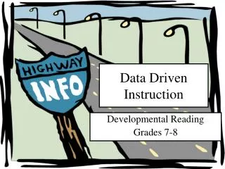 Data Driven Instruction
