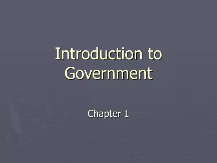 introduction to government