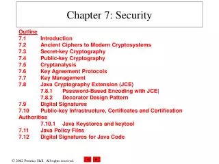 Chapter 7: Security