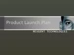 Product Launch Plan - slide 1