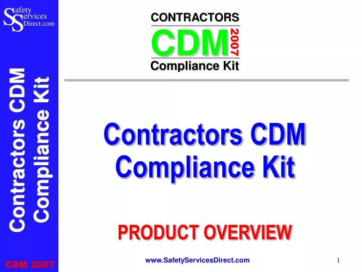 contractors cdm compliance kit product overview