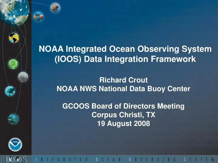 noaa integrated ocean observing system ioos data integration framework